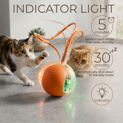 Interactive Cat Ball – Rechargeable Smart Toy